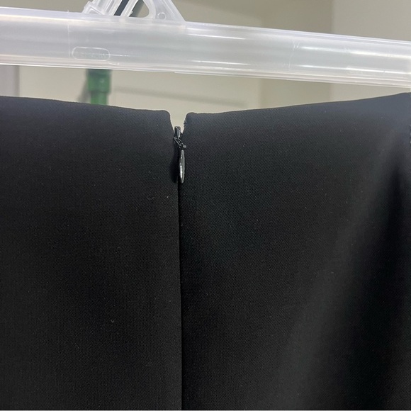 LAURA Classic Plus Size Black Pencil Skirt Formal Midi Skirt Back Slit Size 14 - Picture 5 of 8